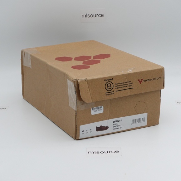 NEW Vivobarefoot Women's Sensus Leather Barefoot Shoes 209560-07 Bark - Picture 8 of 13